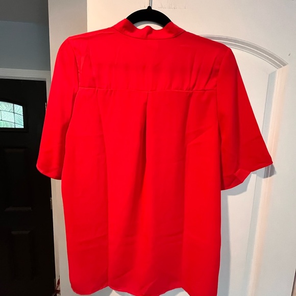 ~MOA~ Elegant Red Women's Top - Picture 4 of 6